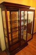 American Signature 5 Glass Shelf Curio Cabinet with Light