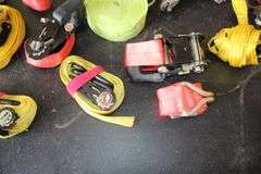 Misc. Ratchet Straps and 3-Wheel Dolly Casters