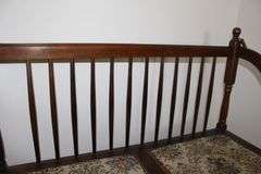 (2) Cushion Spindle Back Bench