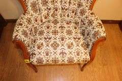 Decorative Cushioned Arm Chair