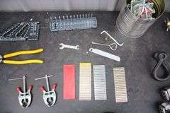 Ladder Hooks, Pullers, Fence Pliers, Locks, C-Clamps, Tractor Pens, Clevis, and Misc.