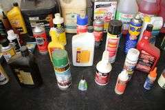 Oil, Grease, Gear Lube, Paint, RV Antifreeze, Penetrating Oil, and Misc.