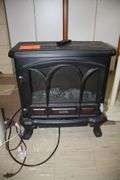 Duraflame Electric Heater with Remote, (2) Pole Lamps, Honeywell Fan, Hamilton Beach True Air, and GE Air Purifier