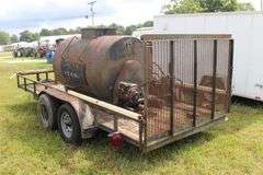 16 Ft. Trailer with Sealmaster Asphalt Sealer Tank and Spraying Agitator