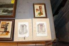 Victorian Guardian 2 Framed Picture, Various Size Frame Pictures, and Horse and Jockey Yard Decorations