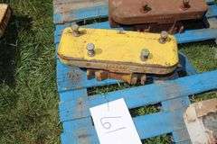 (3) Oliver Front End Tractor Weight Racks