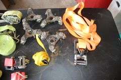 Misc. Ratchet Straps and 3-Wheel Dolly Casters