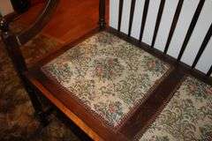 (2) Cushion Spindle Back Bench