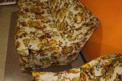 Sears Floral Couch and Loveseat
