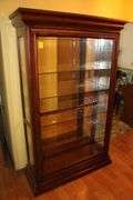 American Signature 5 Glass Shelf Curio Cabinet with Light