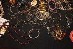 Bracelets, Earrings, Necklaces, Bracelet Stand, Chains, and Misc. Costume Jewelry