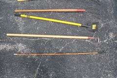 Pitch Forks, Post Hole Digger, Floor Scraper, Frog Gig, and Misc.