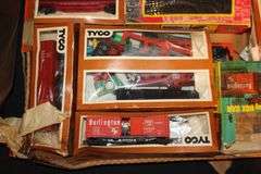 Tyco Electric Train Set, Beanie Babies, and Anastasia Train and Doll