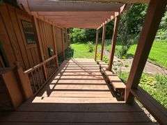 PARCEL 1: LOG HOME - BASEMENT - GARAGE - 1.2 ACRES: 487 Quiggins Lane, Leitchfield, KY 42754