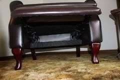 Leather Reclining Arm Chair