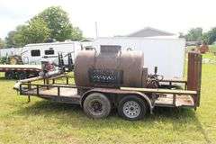 16 Ft. Trailer with Sealmaster Asphalt Sealer Tank and Spraying Agitator