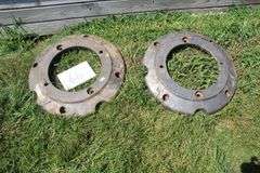 (2) Oliver Rear Tractor Wheel Weights