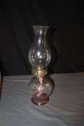 Oil Lamp with Globe and (2) Electric Lamps with Shades