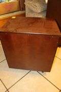2 Drawer Table and 2 Drawer End Table on Wheels