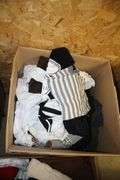 Belts, Blankets, Fabric, 2 Drawer Plastic Container, Sterilite Single Drawer Container, Wash Cloths, and Misc.
