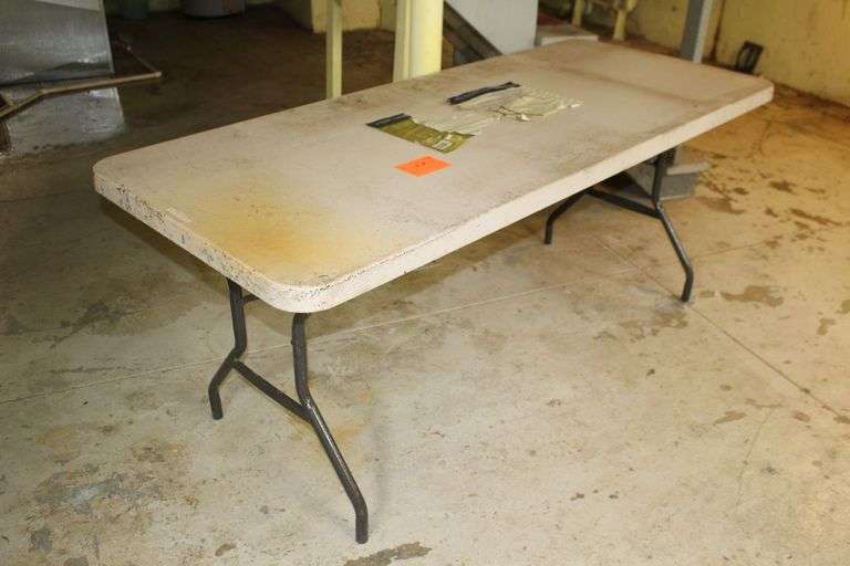 6 Ft Lifetime Folding Table image