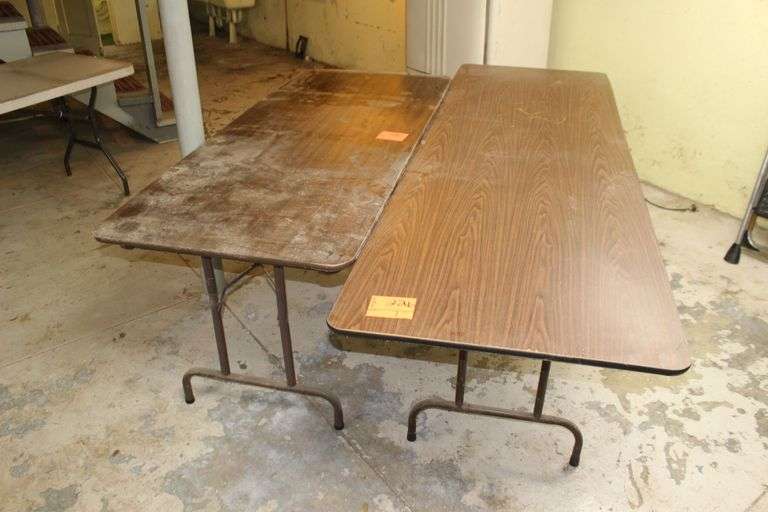8 Ft and 6 Ft Pressed Wood Folding Tables image