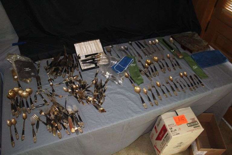 Stainless Steel Knives, Stainless Steel Bone Handle Knife, Utensil Covers, Buddha Style Forks, Spoons, and Knives image