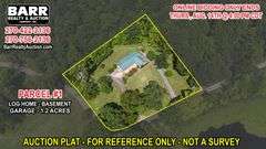 PARCEL 1: LOG HOME - BASEMENT - GARAGE - 1.2 ACRES: 487 Quiggins Lane, Leitchfield, KY 42754