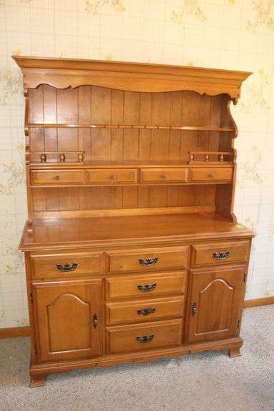 2 Piece Wooden Buffet Cabinet