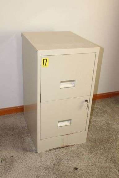2-Drawer Metal Filing Cabinet