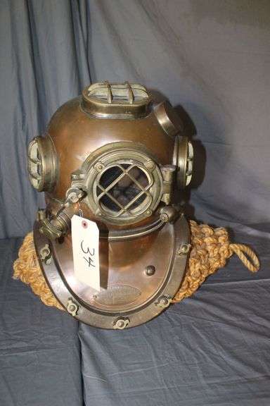 1941 Morse Mark V US Navy Diving Helmet