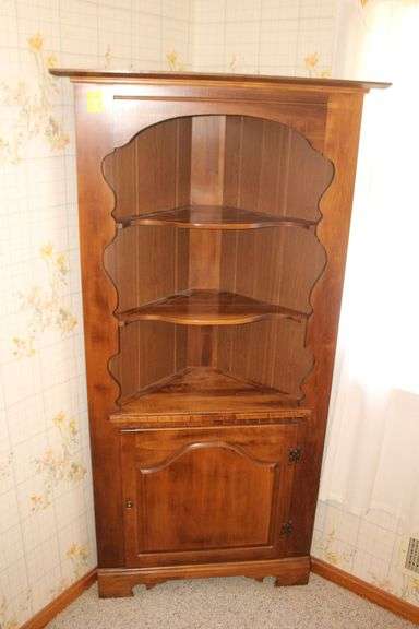 Wooden Single Door Corner Cabinet