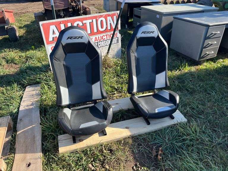 (2) ATV seats came off a Polaris Ranger, row:3