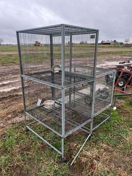 (2) Bird cages, row:6