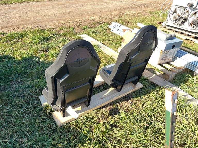 (2) ATV seats came off a Polaris Ranger, row:3