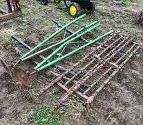 Set of markers for a John Deere 515 drill & set of drag tines, row:6