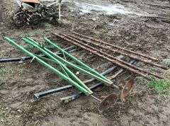 Set of markers for a John Deere 515 drill & set of drag tines, row:6