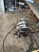 Wacker plate compactor & concrete vibrator, bldg:Green