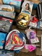 Lot of toys and other items, owner states new, bldg:Green
