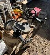 Case international peddle tractor, bldg:green
