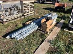 Electrical conduit 1/2" appr. 1,200', comes with electrical boxes & misc. hardware, row:3