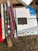 Lot of appliances in boxes, owner states new, bldg:Green