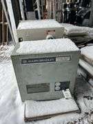 Rolling cart, wire caddy, (2) VFD motor controllers, bldg:Green