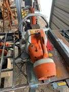 Stihl cut off saw & craftsman 10" table saw, bldg:green
