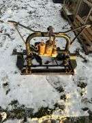 Snow plow hardware/frame with hydraulic pump/motor, row:3