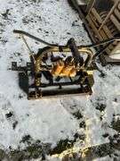 Snow plow hardware/frame with hydraulic pump/motor, row:3