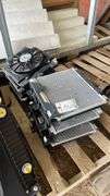 (6) transmission coolers (radiators) with fans, owner states new, bldg:green