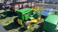 John Deere lawn mower, key in office, row:8