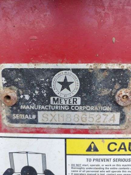 MEYER SXI865 Dry Manure Spreader