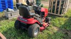 Toro riding mower, row:6